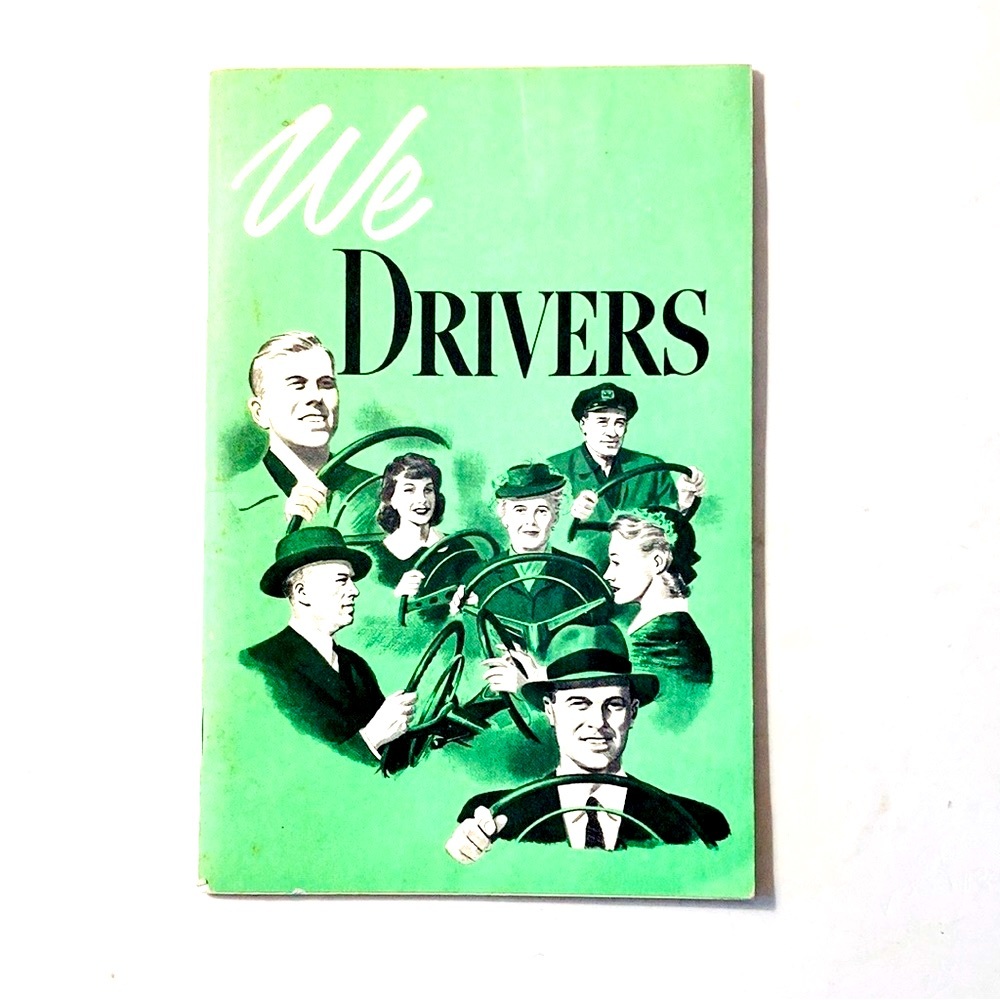 Vintage “We  Drivers” Manual GM Car Collectible